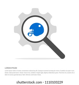Cricket Helmet Icon - Free vector icon