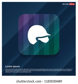 Cricket Helmet Icon - Free vector icon