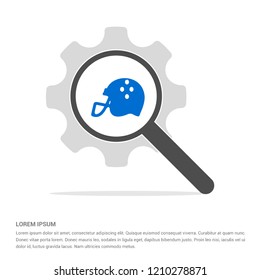 Cricket Helmet Icon - Free vector icon