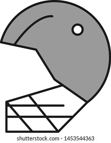 Cricket Helmet icon for your project

