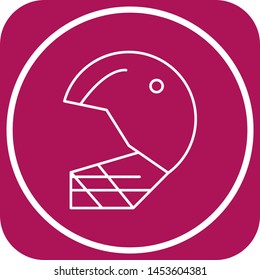 Cricket Helmet icon for your project

