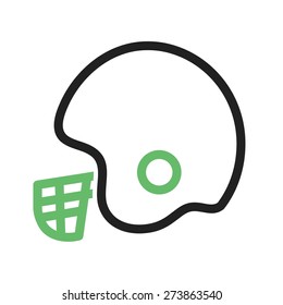 Cricket, helmet, player, wicket keeper icon vector image. Can also be used for sports, fitness, recreation. Suitable for web apps, mobile apps and print media.