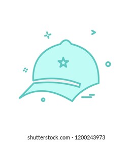 Cricket icon design vector