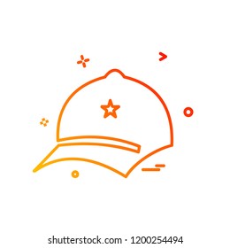 Cricket icon design vector