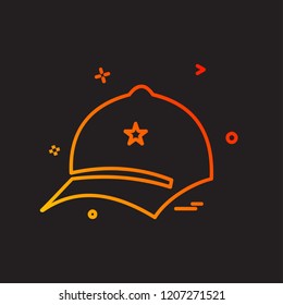 Cricket icon design vector