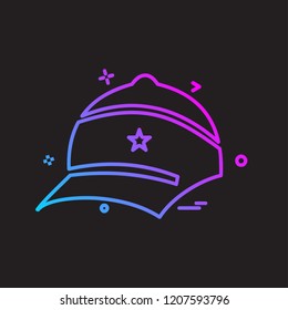 Cricket icon design vector