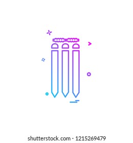 Cricket icon design vector