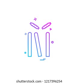 Cricket icon design vector