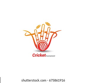 Cricket icon, cricket fever, vector illustrstion