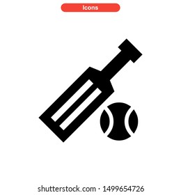 cricket icon isolated sign symbol vector illustration - high quality black style vector icons
