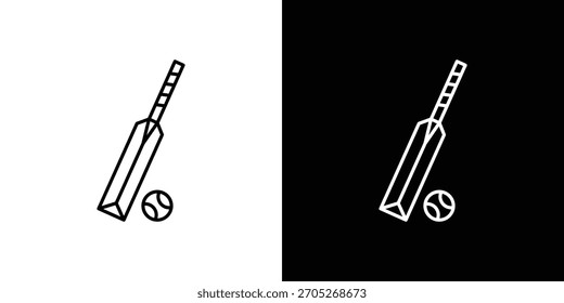 Diseños de logotipos de iconos de cricket. conjunto de diseño de iconos modernos