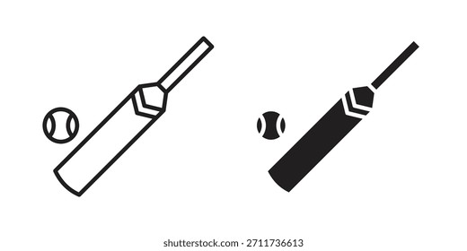 Cricket icon in simple modern vector format. EPS icon pack