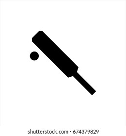 Cricket icon in trendy flat style isolated on background. Cricket icon page symbol for your web site design Cricket icon logo, app, UI. Cricket icon Vector illustration, EPS10.