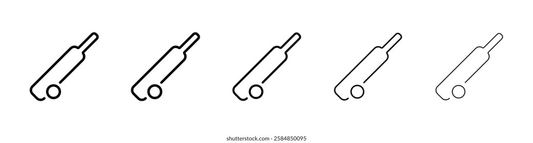 Cricket icon Vector logo sign