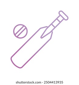 cricket icon with white background vector stock illustration