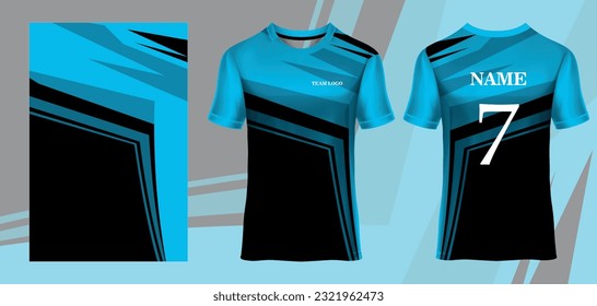 Cricket jersey for mens blue and black