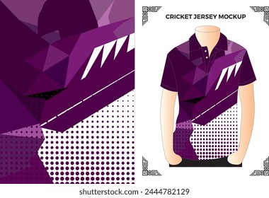 Cricket Jersey Mockup Vector Files