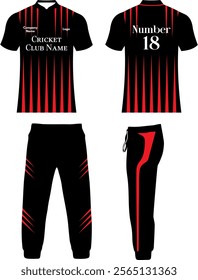 Cricket Jersey Stylish Design for Clubs and Teams