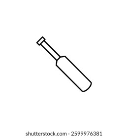 Cricket line illustration vector line icon icons design