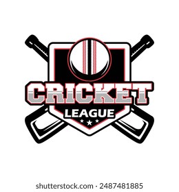 CRICKET Logo design illustration Vector