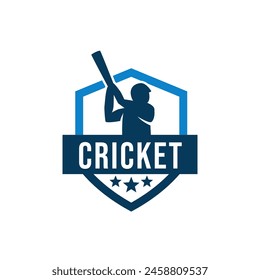 Cricket Logo or football club sign Badge.