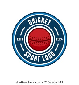 Cricket-Logo oder Fußball-Club-Zeichen Abzeichen.