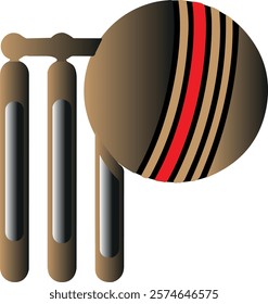 Cricket logo icon vector .