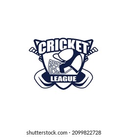 Cricket Logo Sport Badge Emblem Team Stock Vector (Royalty Free ...