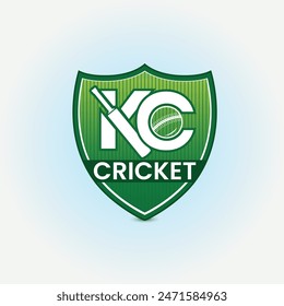 Cricket-Logo Vektorgrafik Design. In: Cricket Academy Sports Players Logo Design.