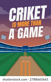 Cricket Is More Than A Game