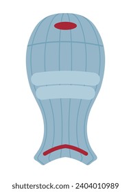 cricket pads cover isolated design