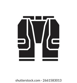 Cricket Hosen gefüllt Symbol Vektorgrafik