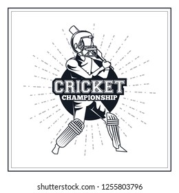 cricket player icon