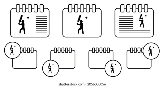 Cricket player icon. Silhouette of an athlete icon. Sportsman element icon. Premium quality graphic design. Signs, outline symbols collection icon for websites, web design on white background