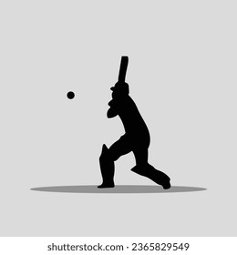 Cricket player vector png image