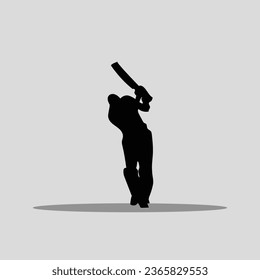 Cricket player vector png image