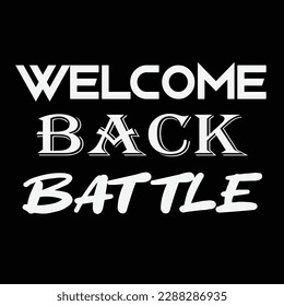 CRICKET POSTER WELCOME BACK BATTLE  ILLUSTRATION VECTOR DESIGN