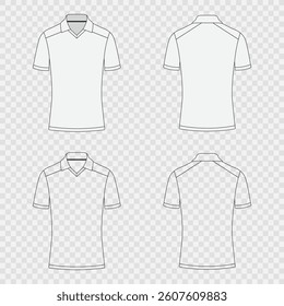 Cricket short sleeve jersey mockup vector art Isolated on transparent background