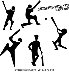 cricket shots vector cricket illustration sports illustration sport vector