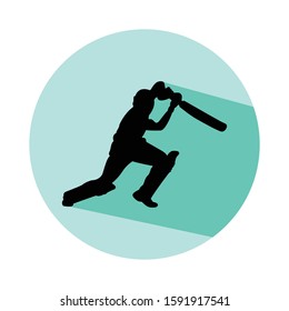 cricket simple illustration clip art vector