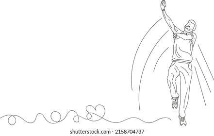 Cricket sketch, Cricket vector silhouette, Outline sketch drawing of indian legend cricket bowler of Indian, Fast bowling action illustration