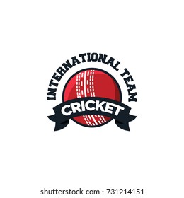 Cricket sport logo & symbol vector