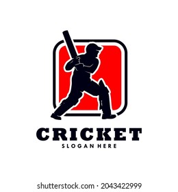 Cricket Sport Logo Template Design