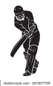 Cricket Sport Low Swing Silhouette