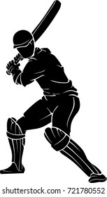 Cricket Sport: Player ready to swing