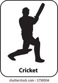 Cricket Sport Sign Vector Format Stock Vector (Royalty Free) 1758504 ...