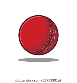 Cricket Sports Ball Vector Design