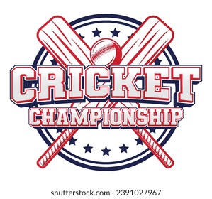 cricket sports champions tournament typography editable text effect font style template logo design