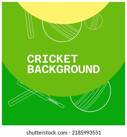 cricket sports-themed background, can be used as a banner or poster on your social media