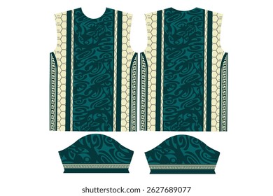 Cricket Sportswear Design Template EPS
